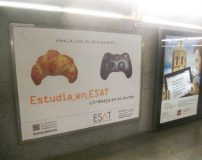 Publicidad de ESAT en Metro Valencia 16