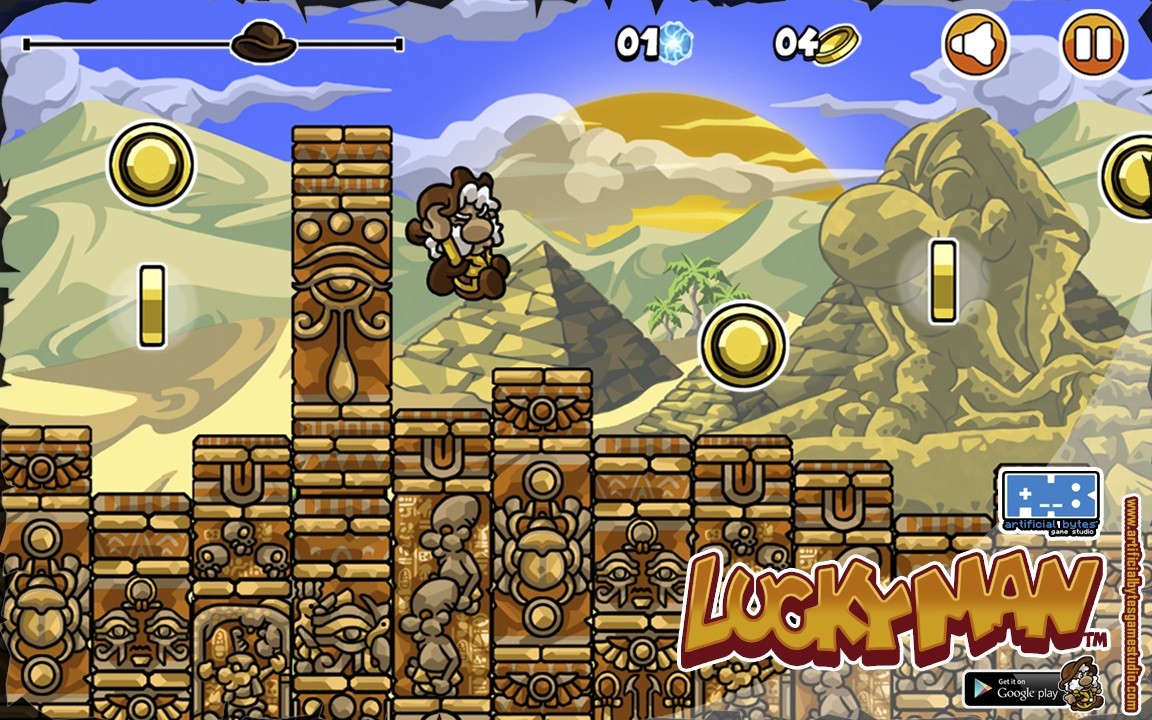 Videojuego Android puzle Luckyman