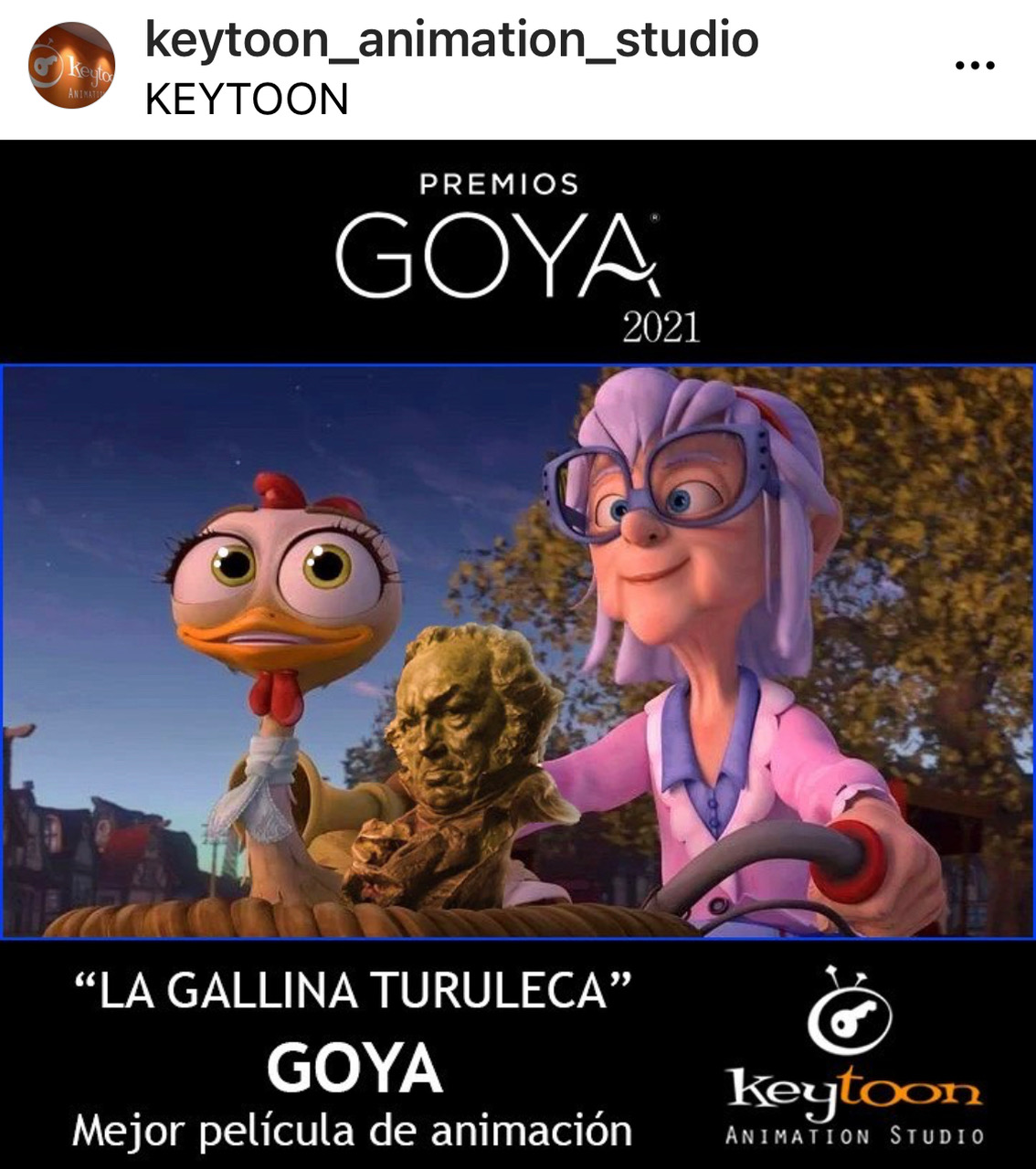 Goya Mejor película de animación 2021