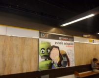 Publicidad de ESAT en Metro Valencia 03