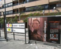 Publicidad de ESAT en Metro Valencia 09