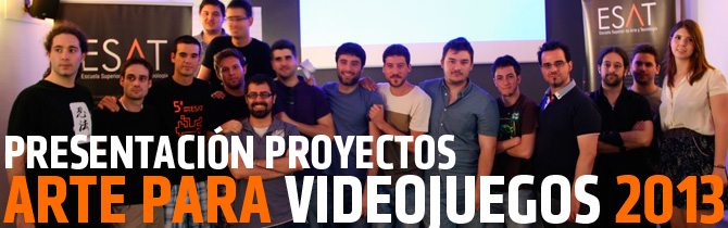 Presentación Proyectos carrera Arte para Videojuegos
